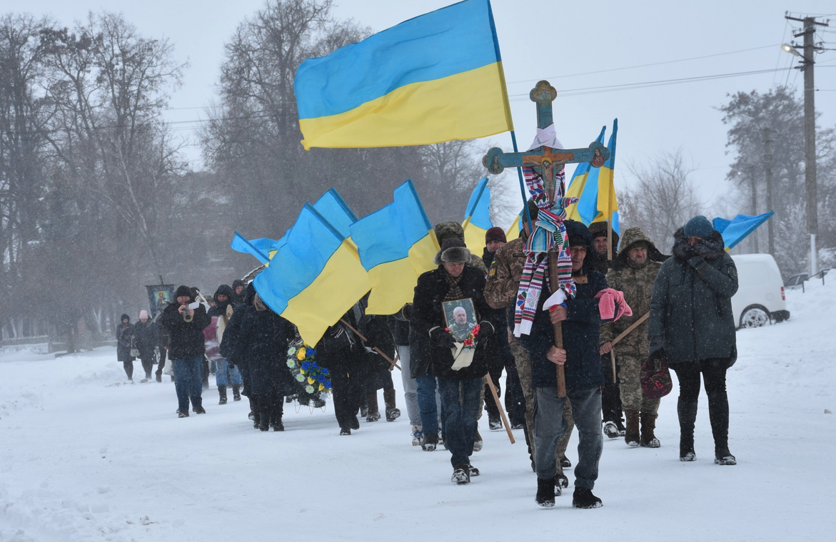 Прощання із Андрієм Пироговим у Носівській громаді