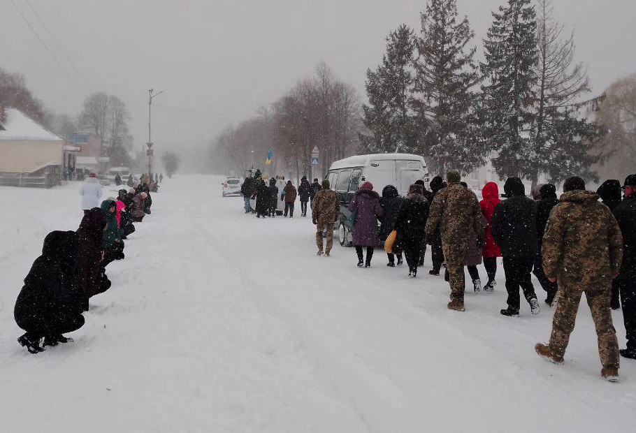 Прощання із Володимиром Матюшею у Ріпках