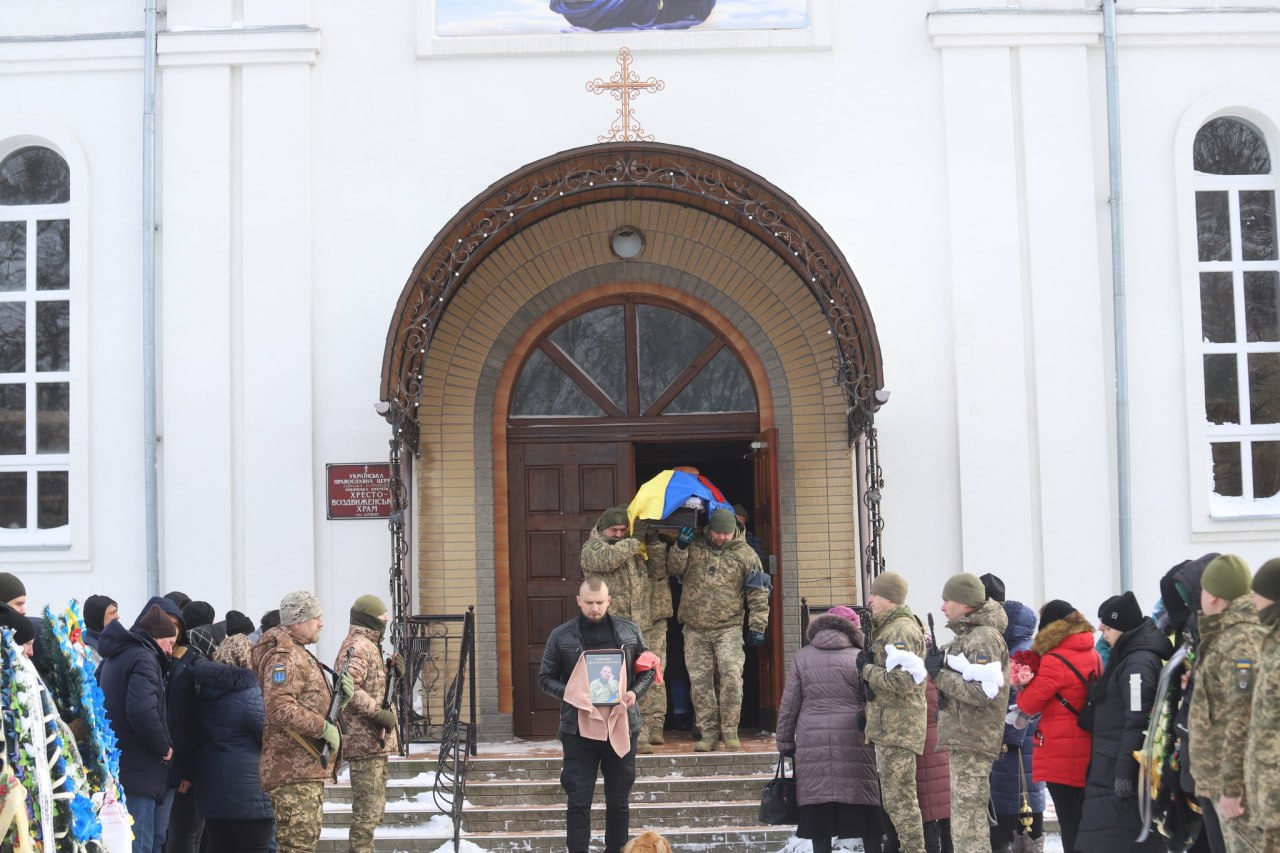 Прощання із Олександром Хименком у Срібному
