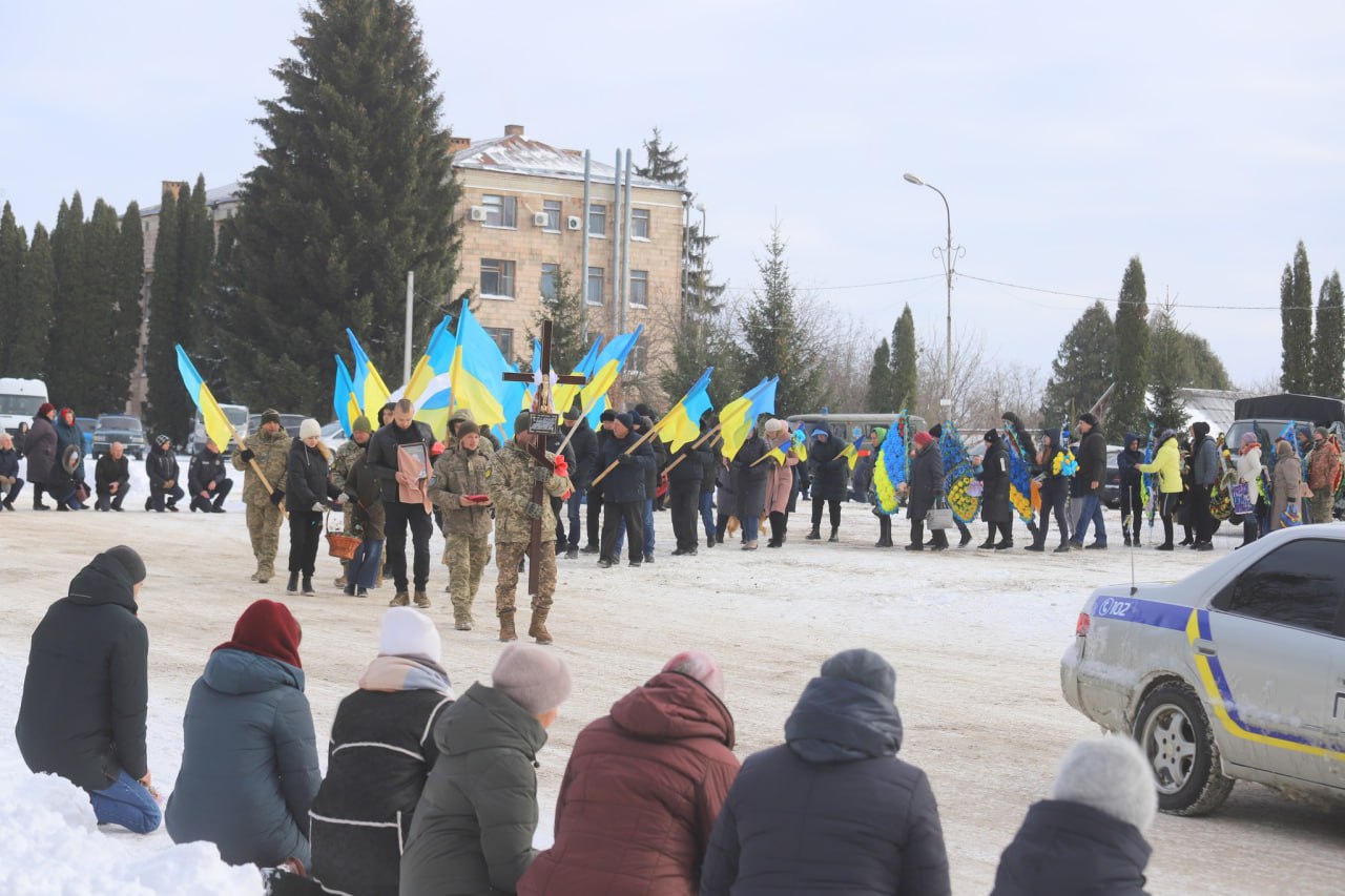 Прощання із Олександром Хименком у Срібному