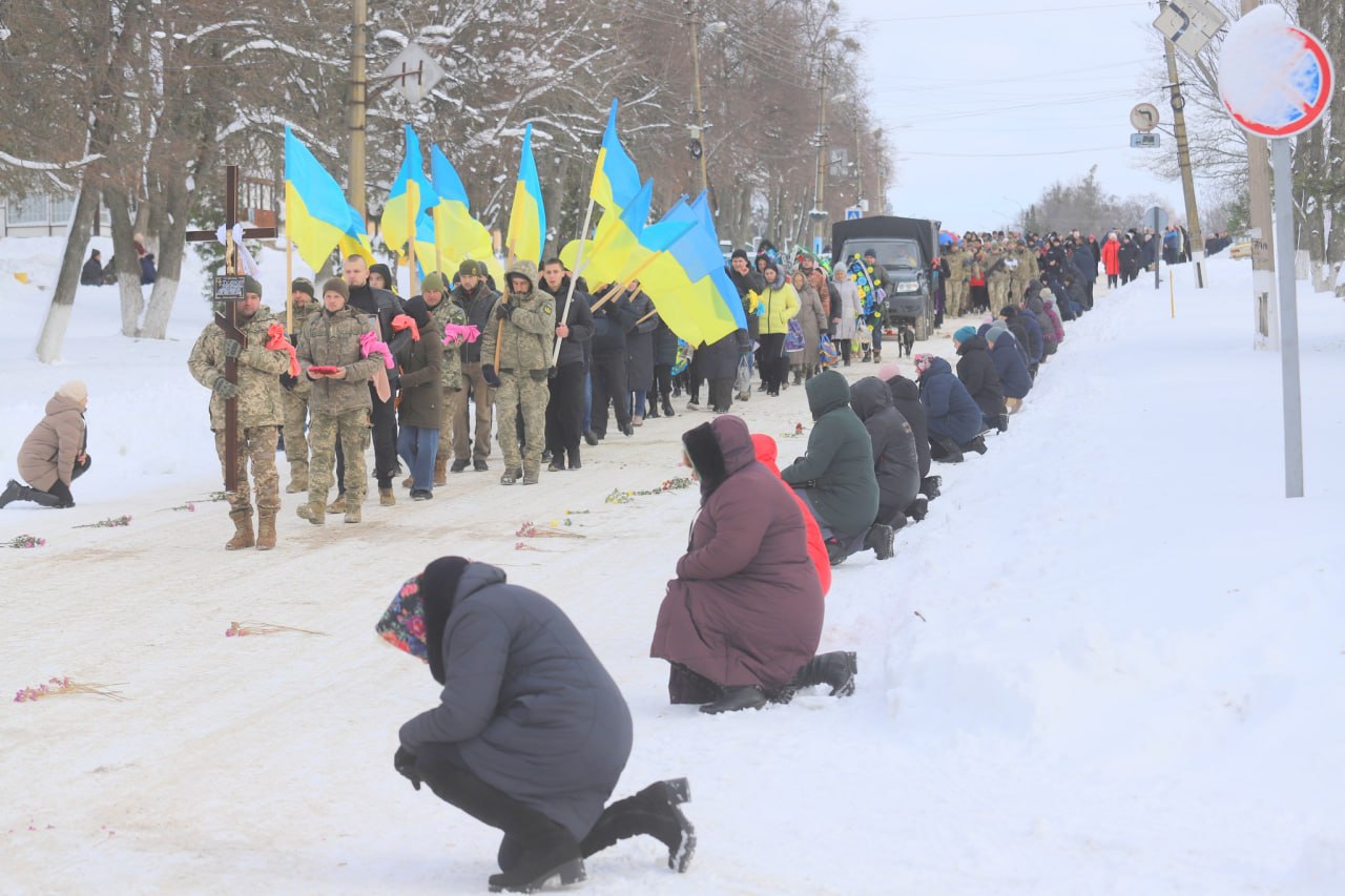 Прощання із Олександром Хименком у Срібному