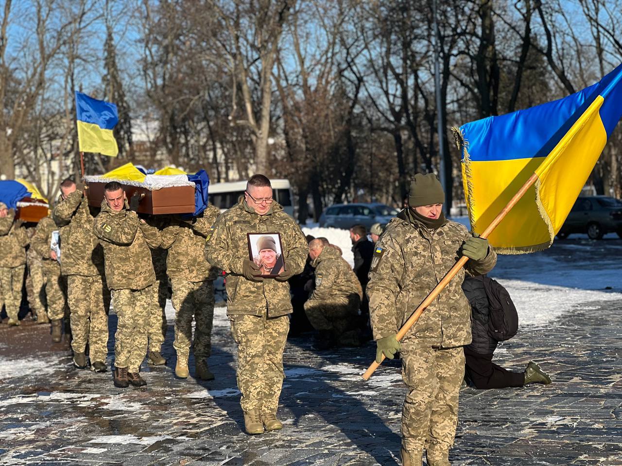 Прощання із Олександром Кравецем у Чернігові