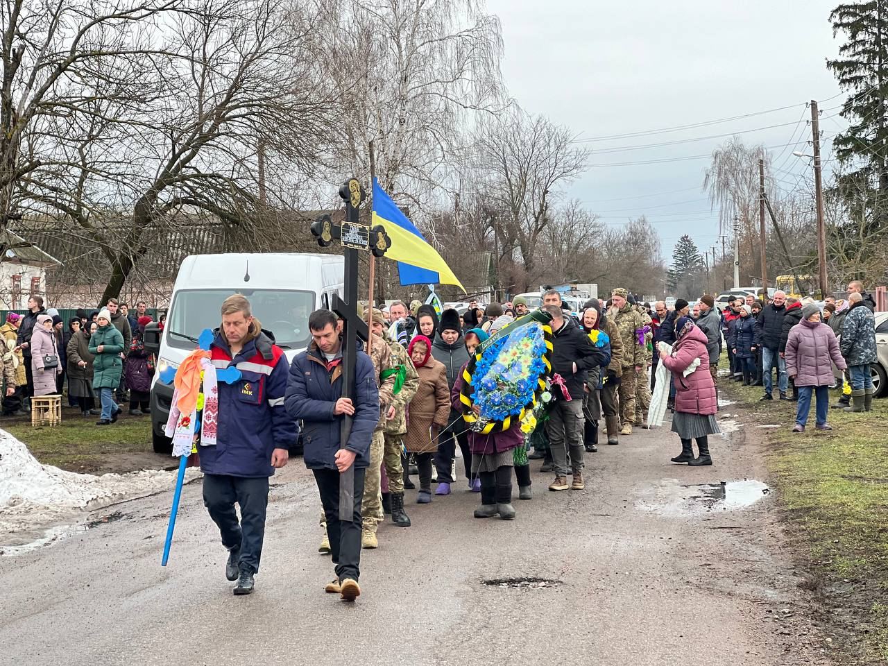 Сергія Галку поховали у Новобілоуській громаді