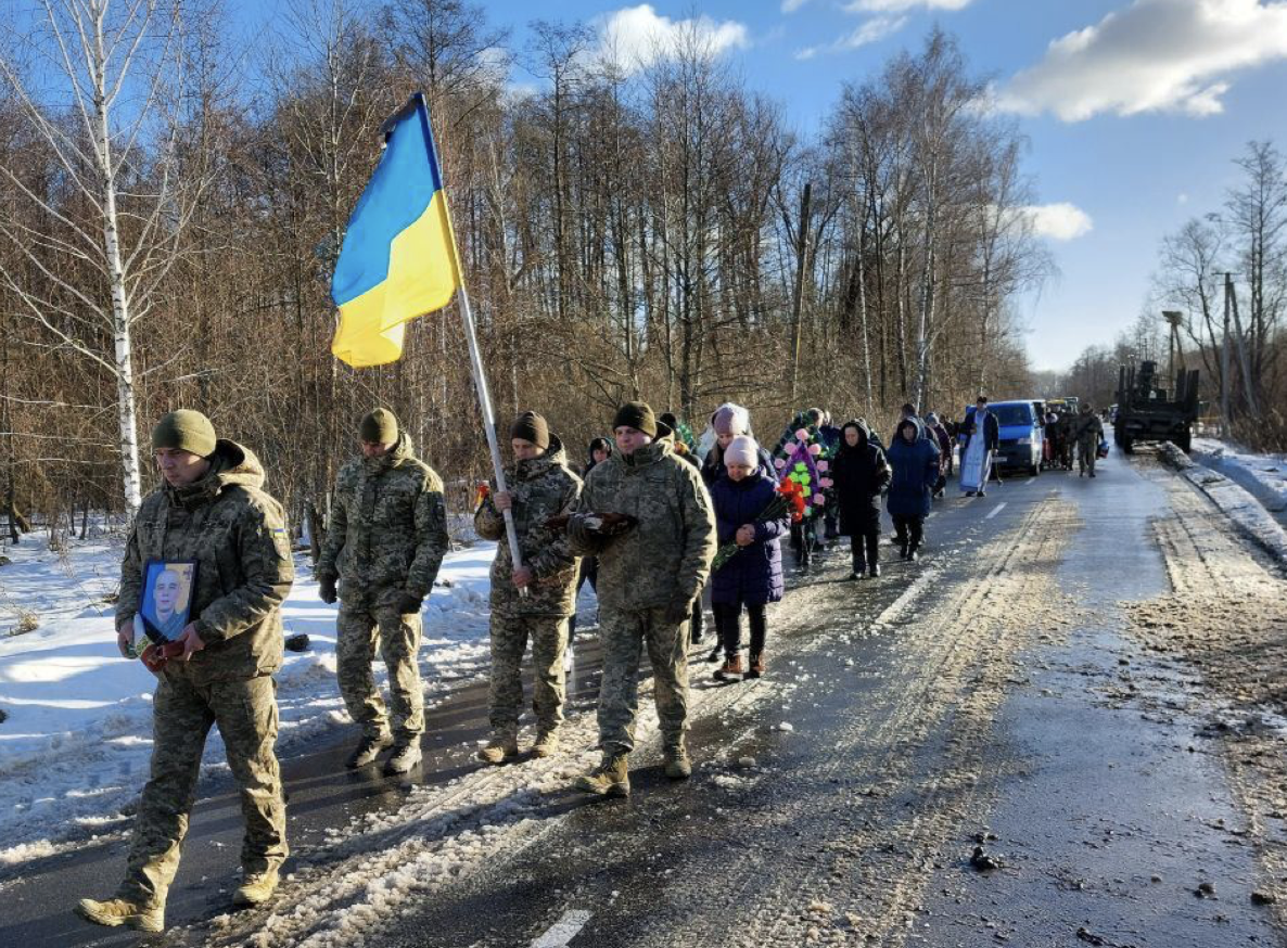 Прощання із Дмитром Дмитренко у Корюківській громаді