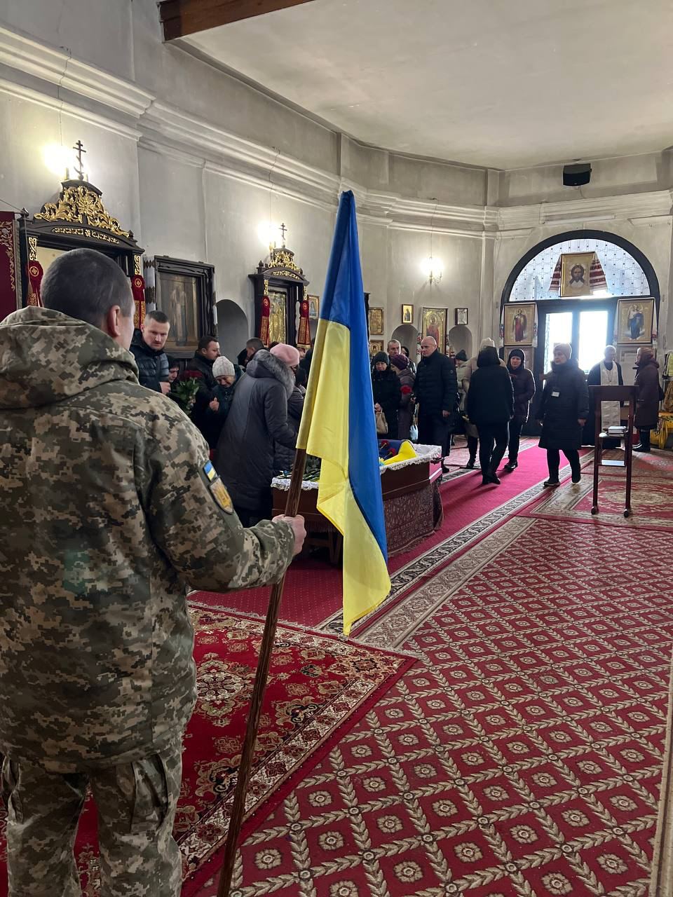 Прощання із сержантом Миколою Яковенко у Чернігові