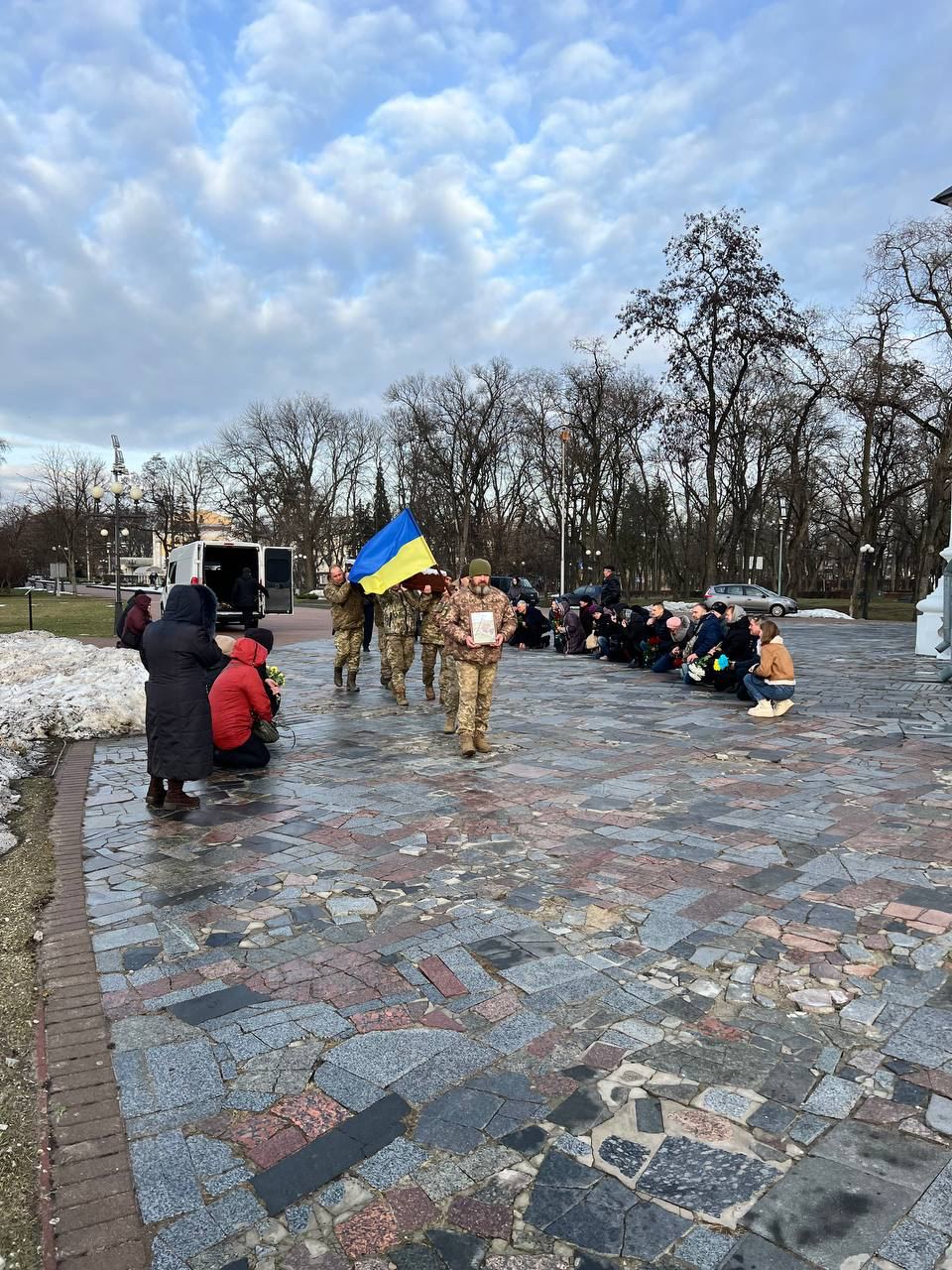 Прощання із сержантом Миколою Яковенком у Чернігові