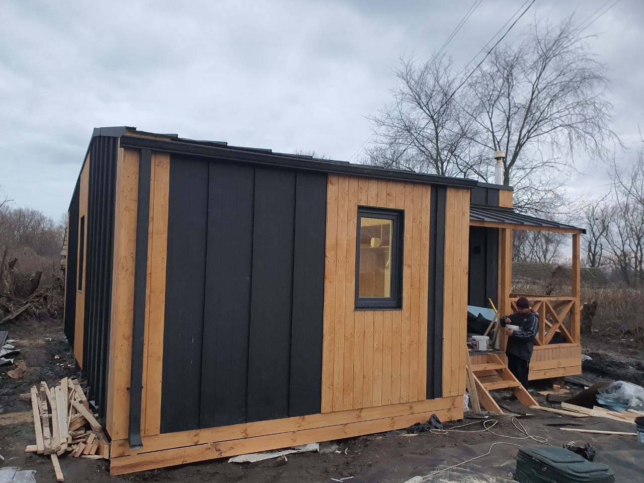 В Ічні звели модульний будинок для родини загиблого героя