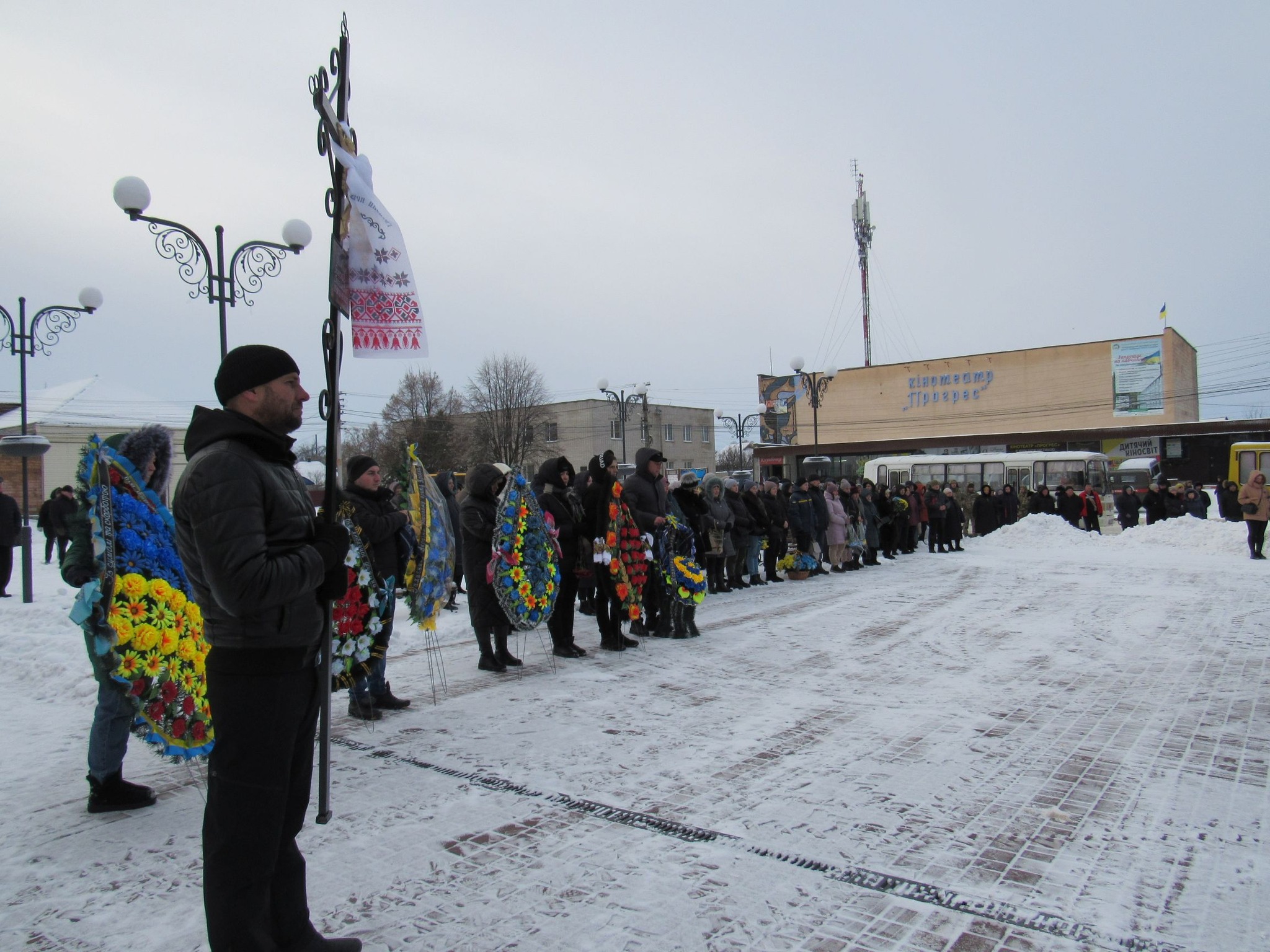 Прощання із Ярославом Пінчуком у Бобровиці