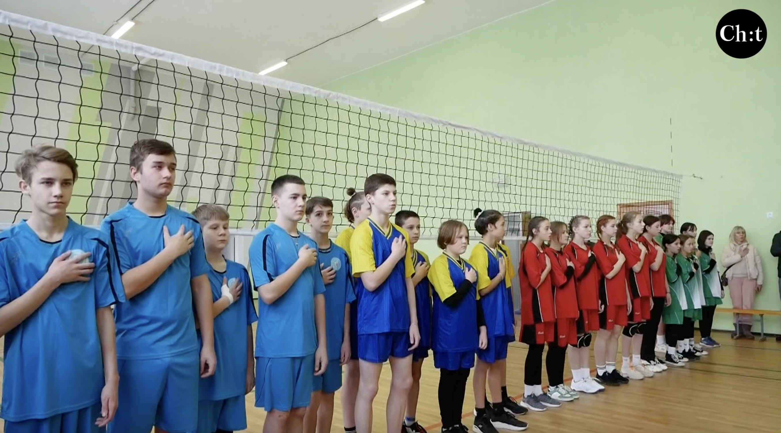 На відкритті змагань президентського проекту  «Пліч-о-пліч всеукраїнські шкільні ігри»