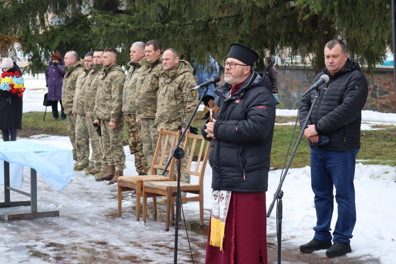 Прощання із Олександром Якименком у Журавці