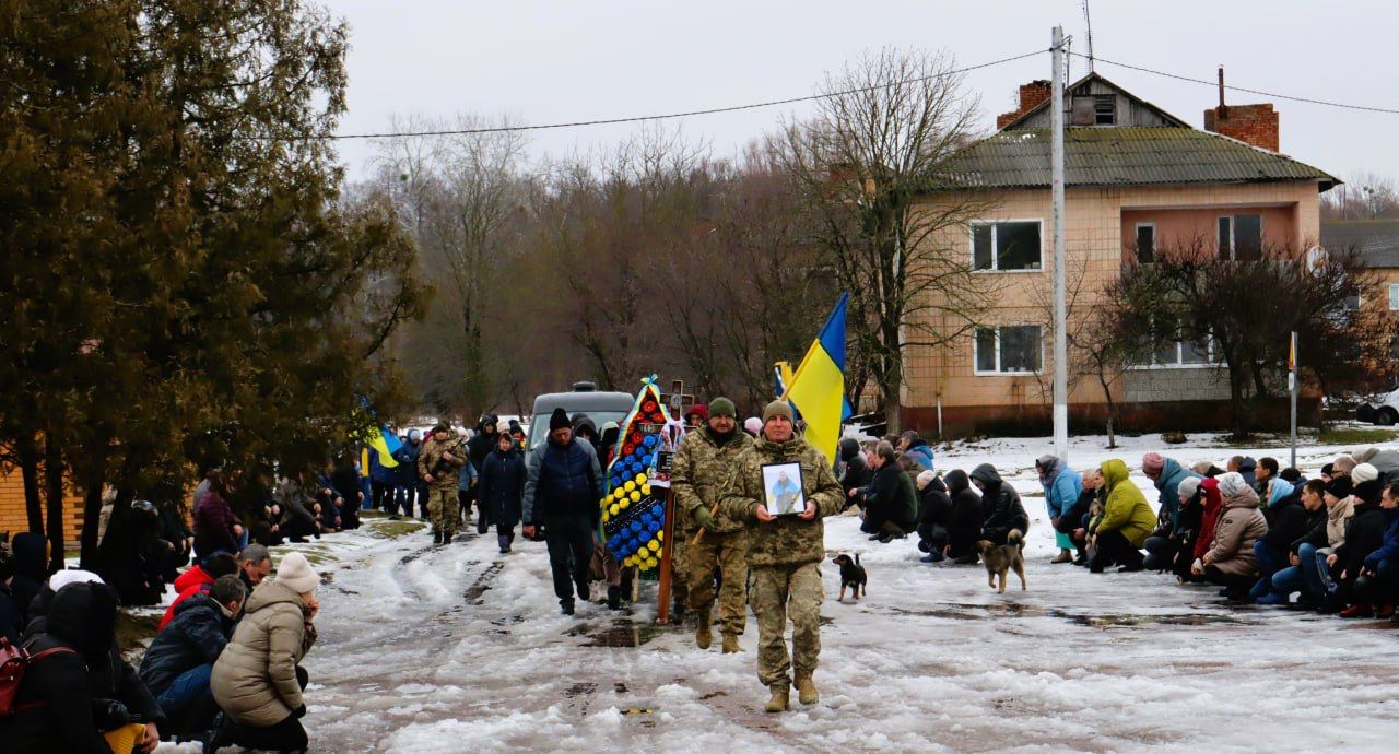 Прощання із Олександром Якименком у Журавці