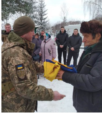 Прощання із загиблими бійцями у Сновській громаді