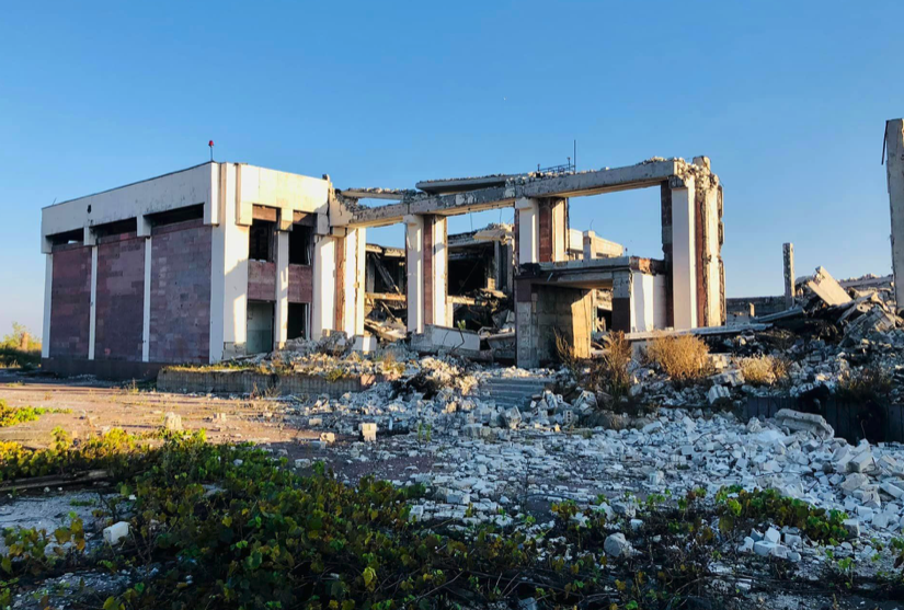 Руйнування заводу "ЮТЕКС" поблизу Чернігова