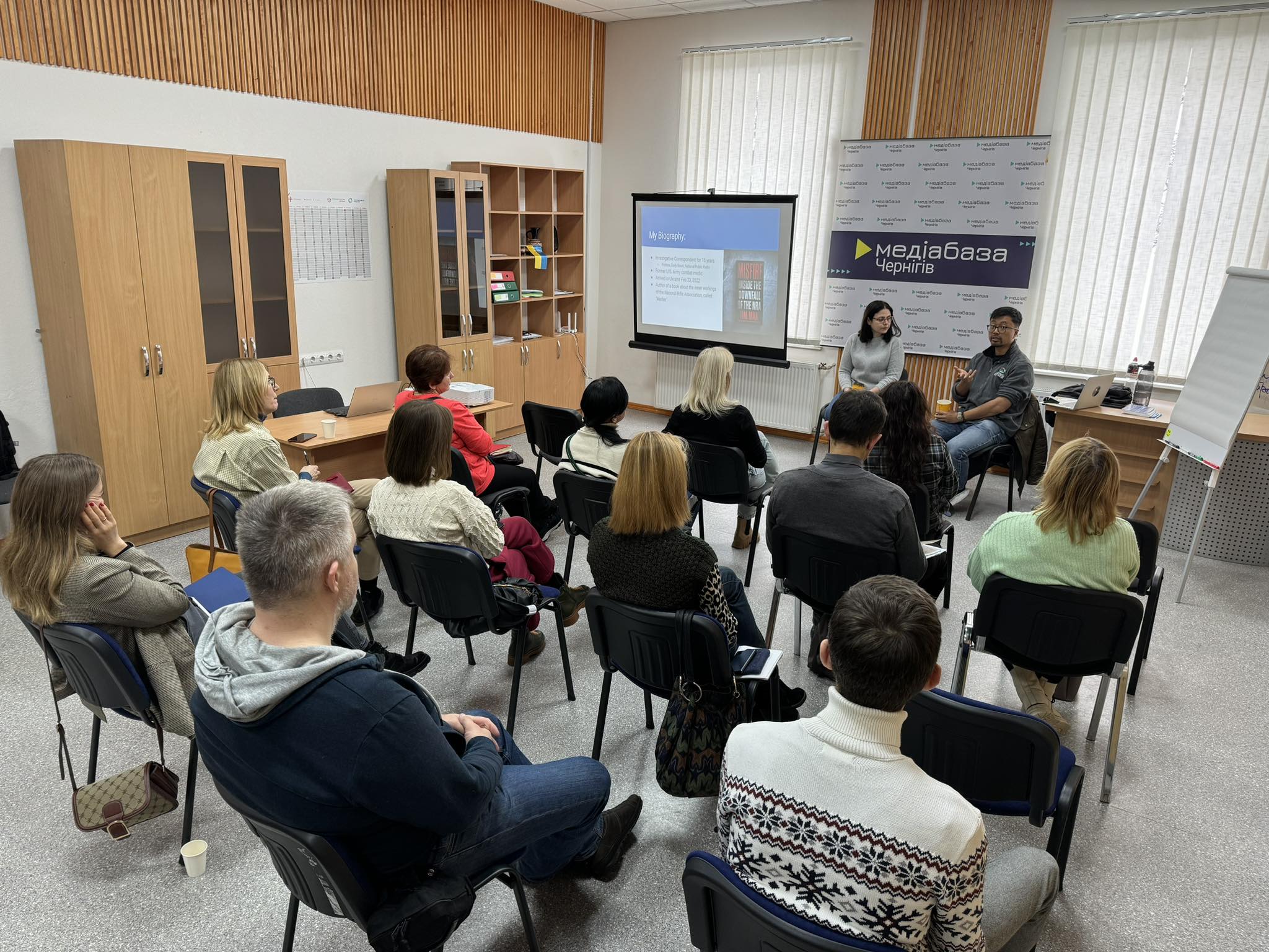 Журналіст зі США розповів чернігівським ЗМІ як робити розслідування