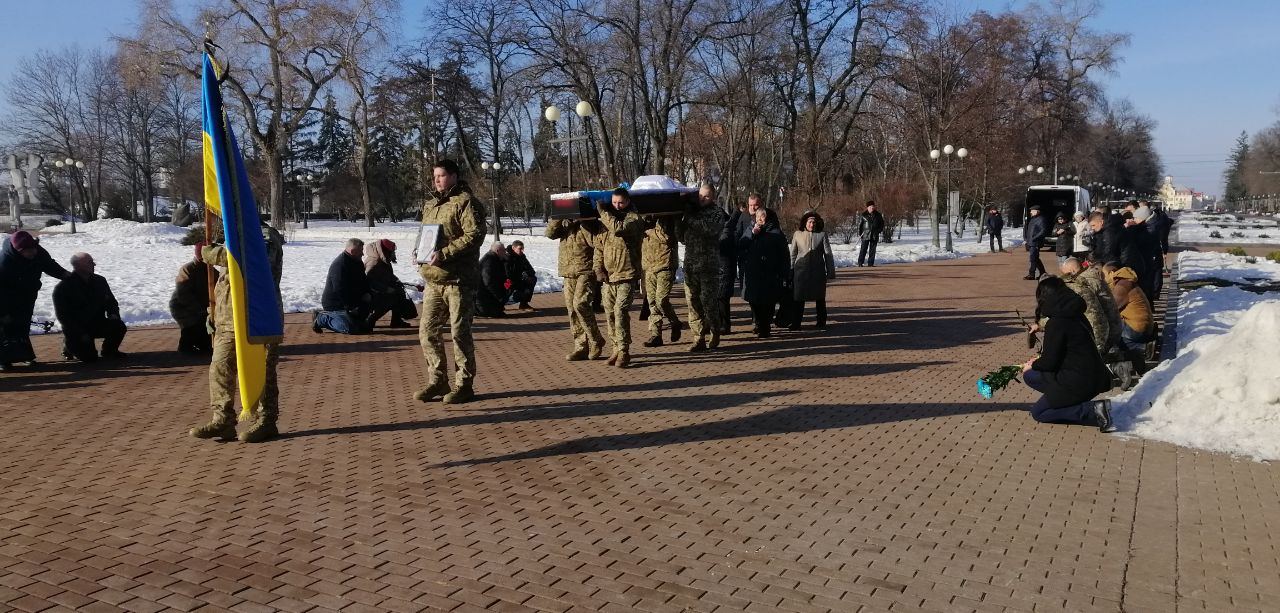 Прощання із Дмитром Андараком у Чернігові