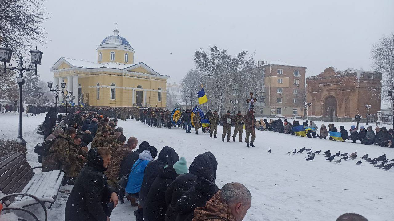Прощання із Андрієм Пінаєвим у Прилуках