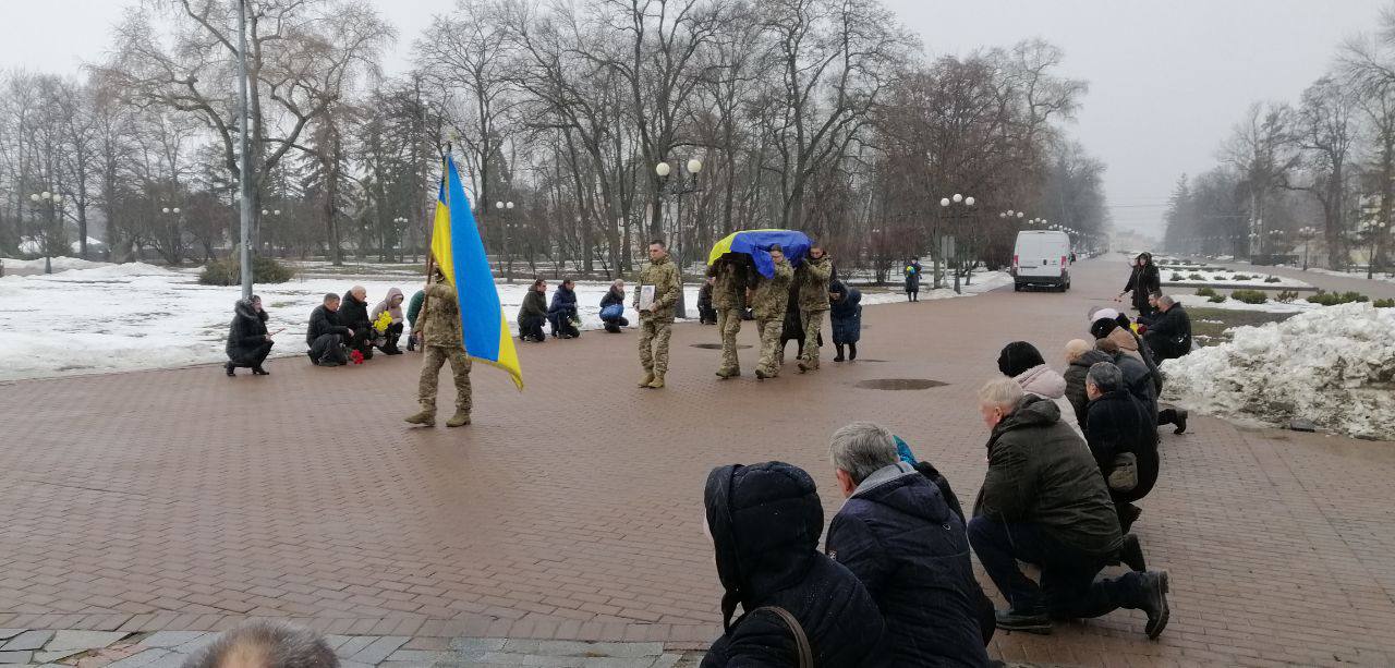 Прощання із Сергієм Силіним у Чернігові