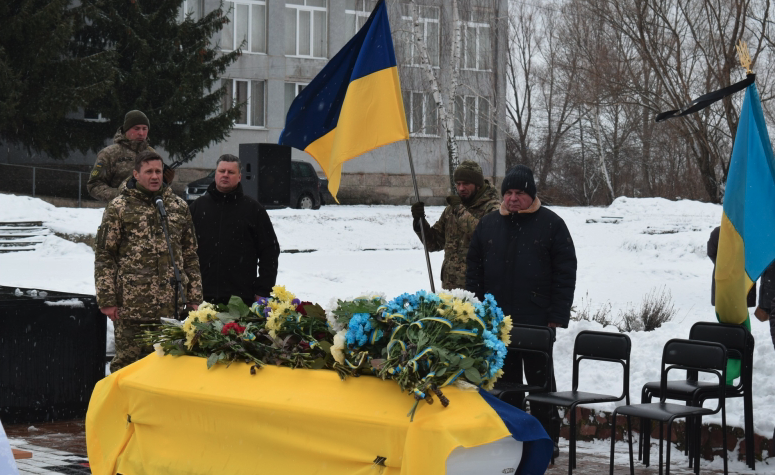 Прощання із Андрієм Антиховичем у Бахмацькій громаді