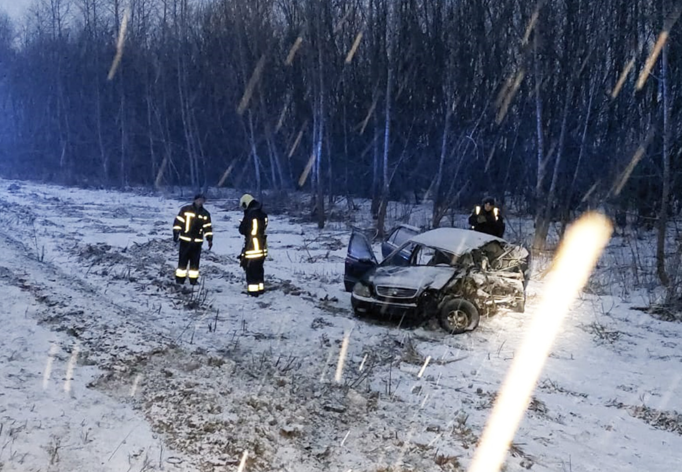 ДПТ на Чернігівщині: зранку 9 лютого не розминулись легковик та фургон