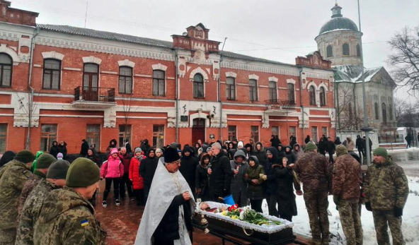 Прощання із солдатом ЗСУ Владиславом Очковським у Ніжині