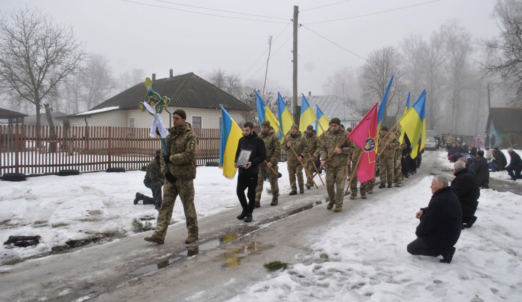 Прощання із Андрієм Дідовцем у Сосницькій громаді