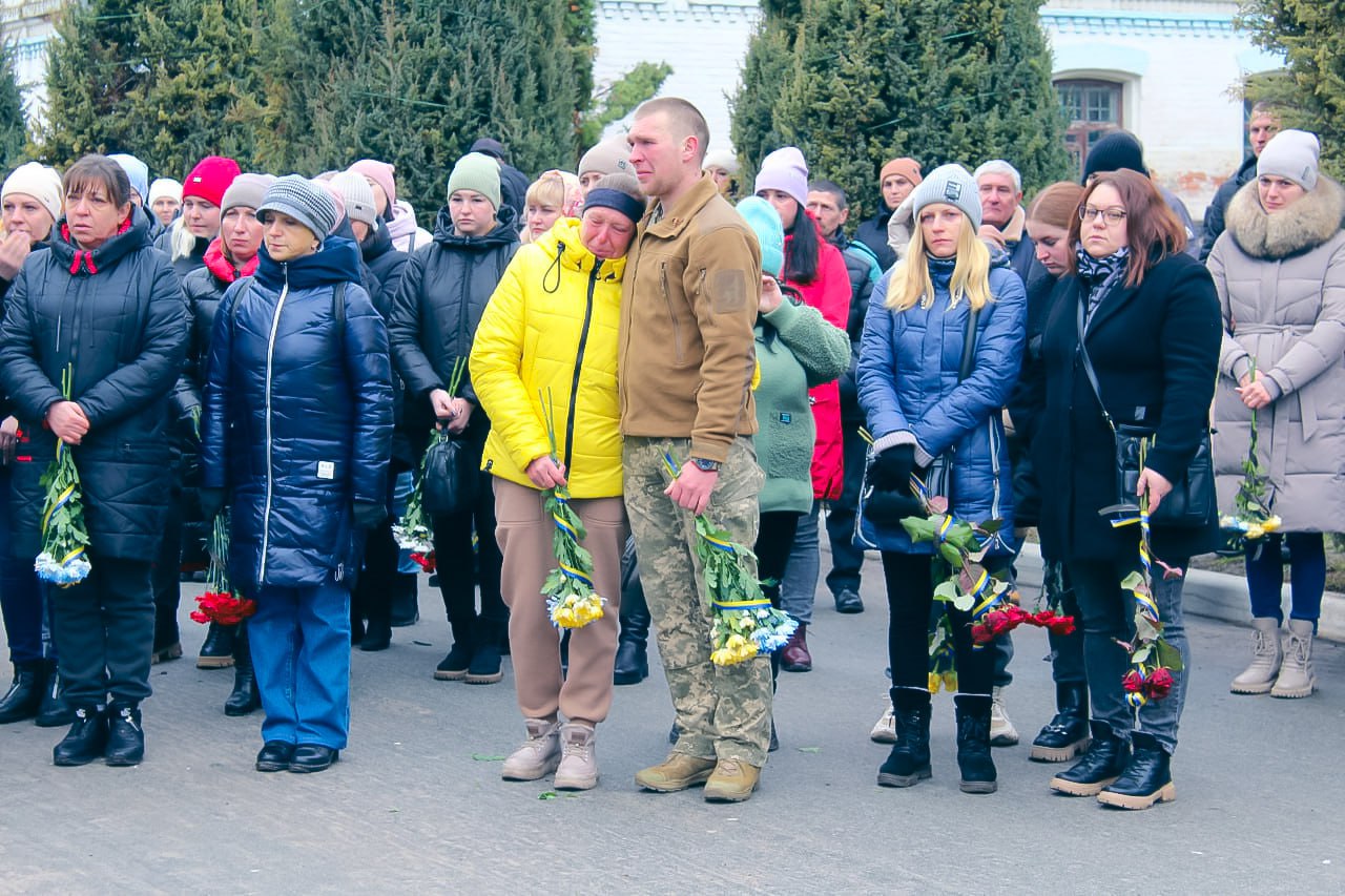 Прощання із Андрієм Сазоновим в Ічнянській громаді