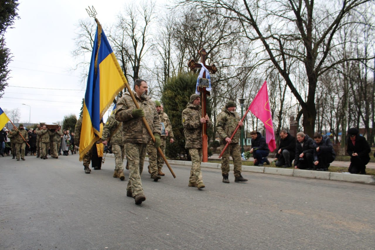 Прощання із Андрієм Сазоновим в Ічнянській громаді