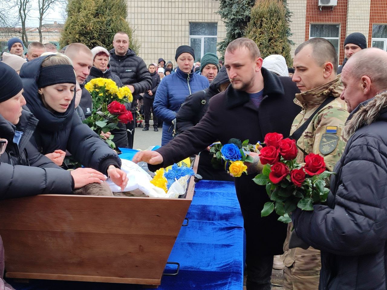Прощання із Андрієм Сазоновим в Ічнянській громаді