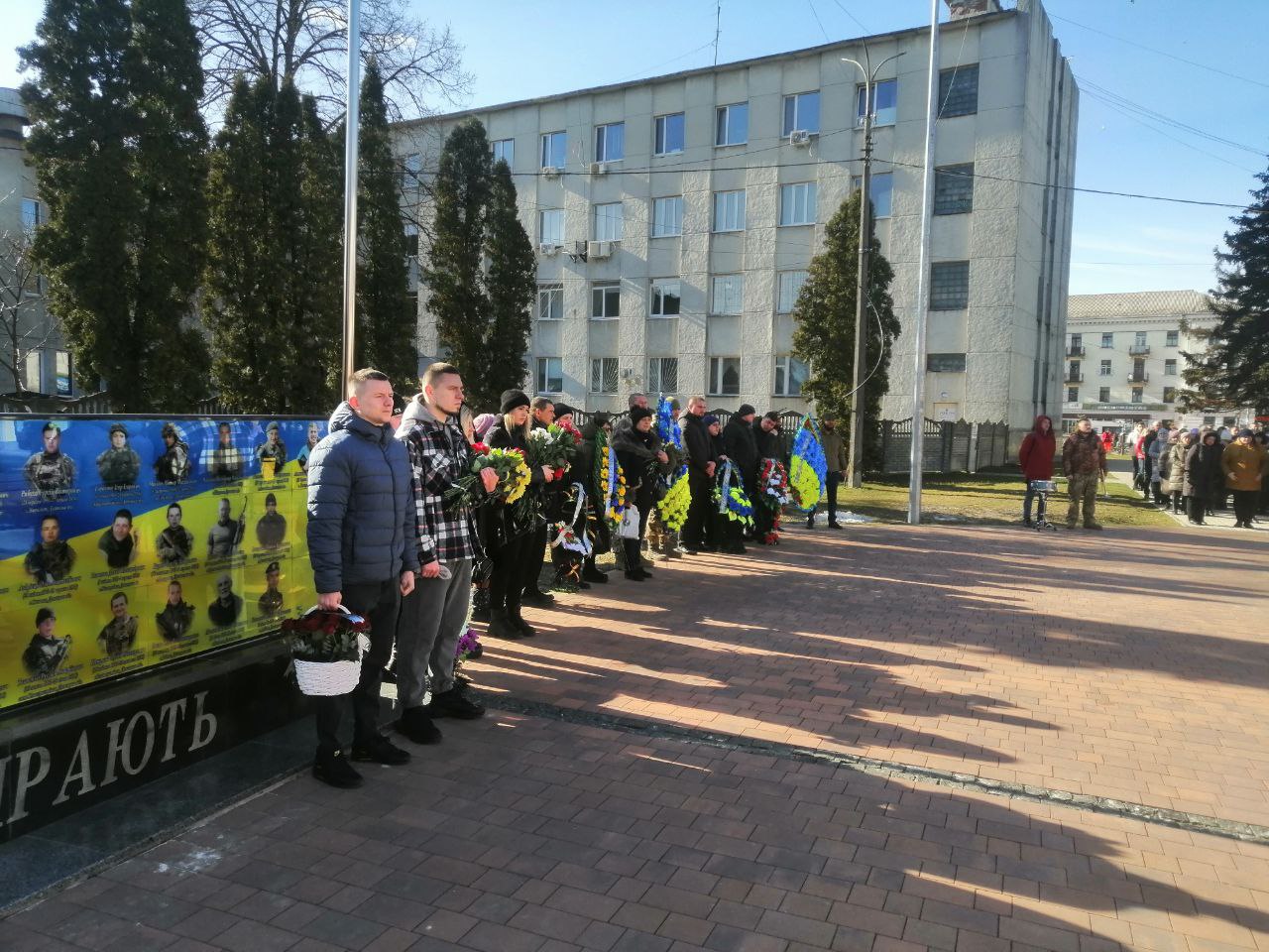 Прощання із солдатом Віталієм Нещеретом у Ніжині