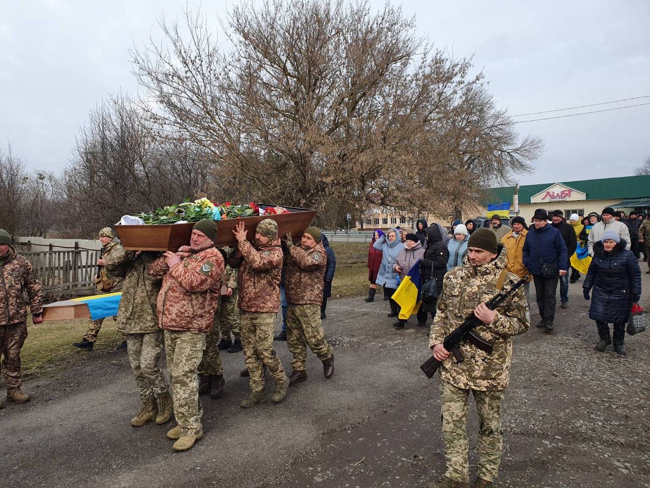 Прощання із Юрієм Брачуном у Малодівицькій громаді