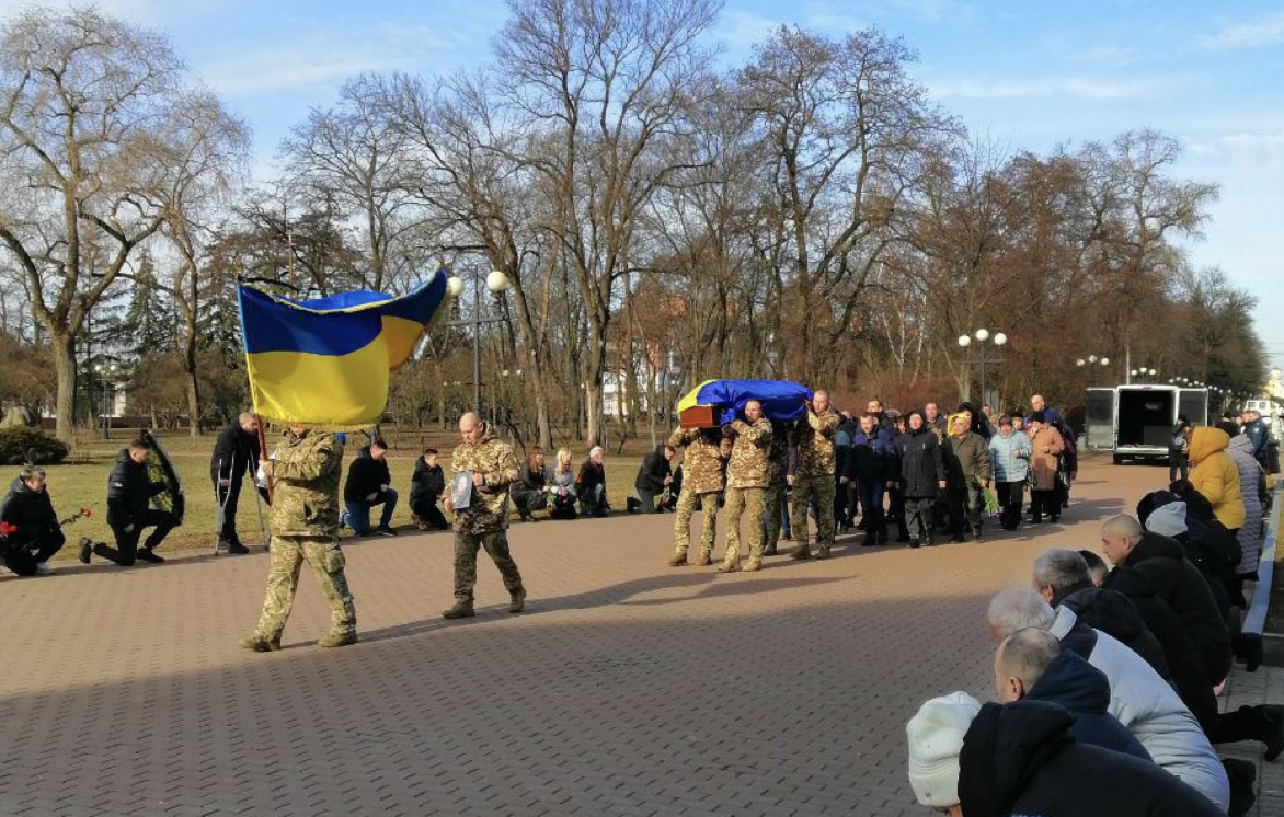 Прощання із Денисом Пясецьким у Чернігові