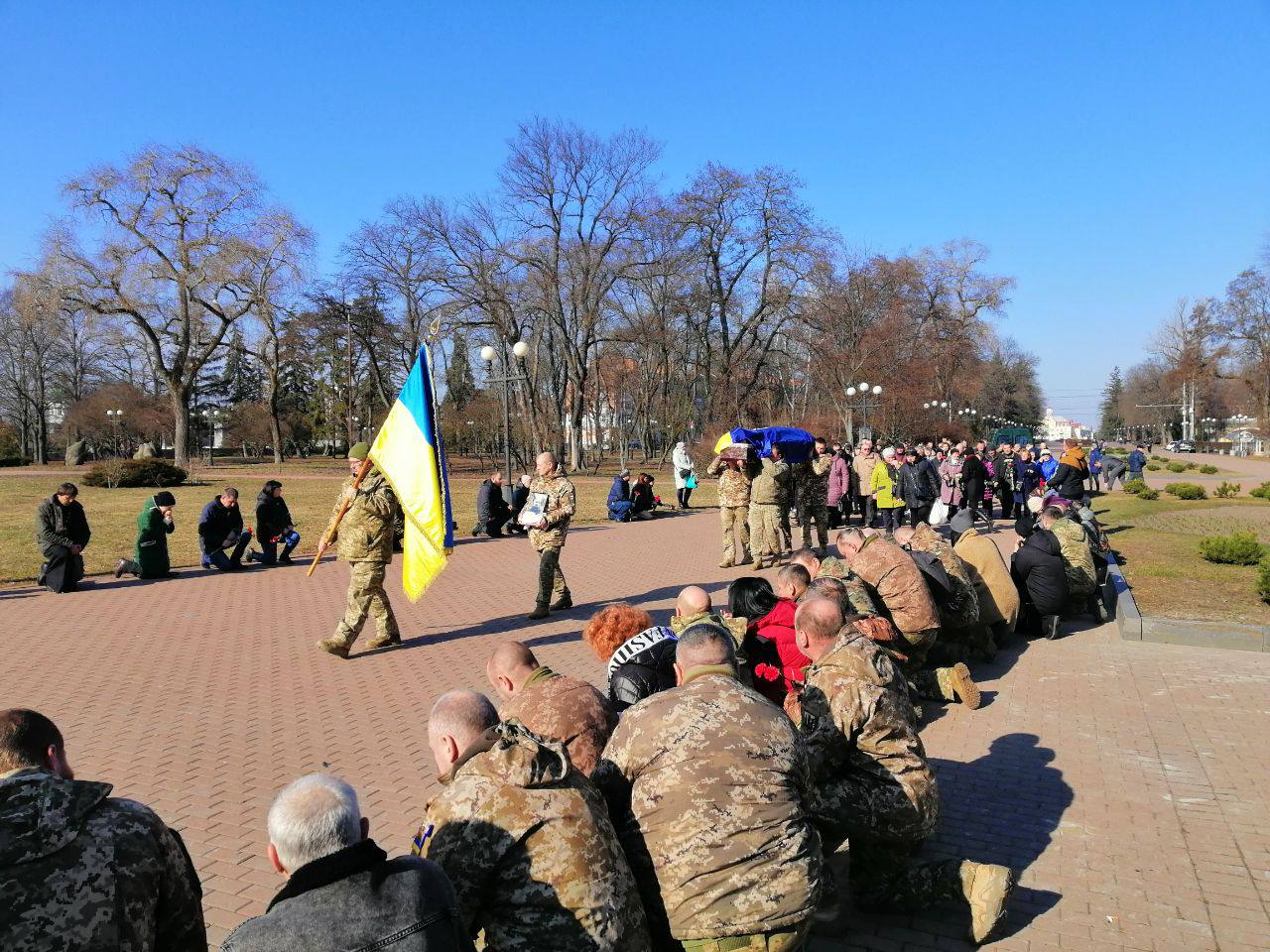 Прощання із Миколою Усенком у Чернігові