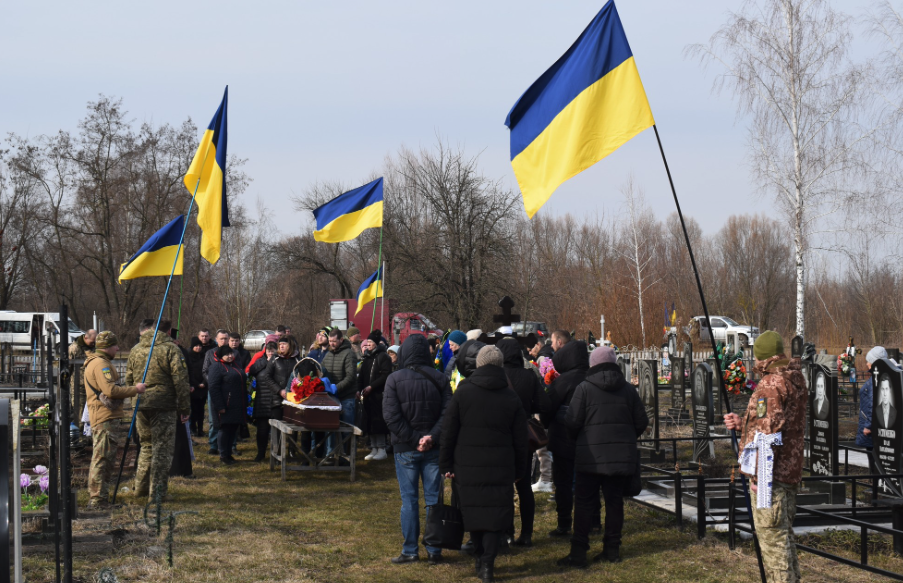 Прощання із Євгенієм ГВОЗДЄВИМ у Бахмачі