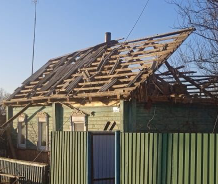 У прикордонні Чернігівщині росіяни поцілили в будинок із міномету