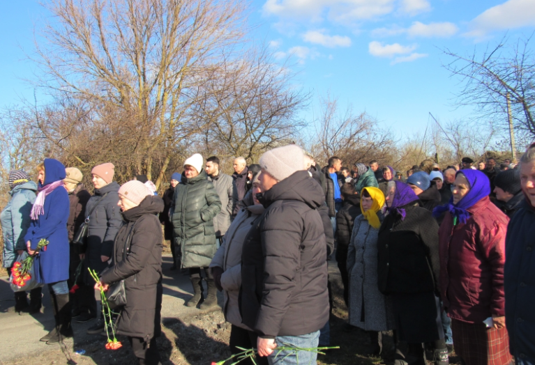 Прощання із Володимиром Соляником у Лосинівській громаді