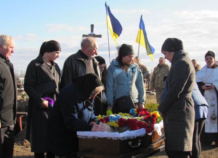 Прощання із Володимиром Соляником у Лосинівській громаді