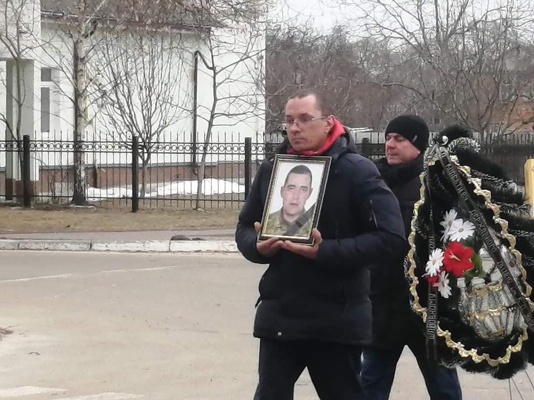 Прощання із солдатом Миколою Чмигальовим у Новгород-Сіверському 