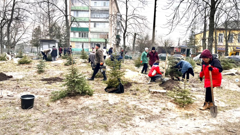 На Чернігівщині озеленюють громаду коштом благодійників. Остер 
