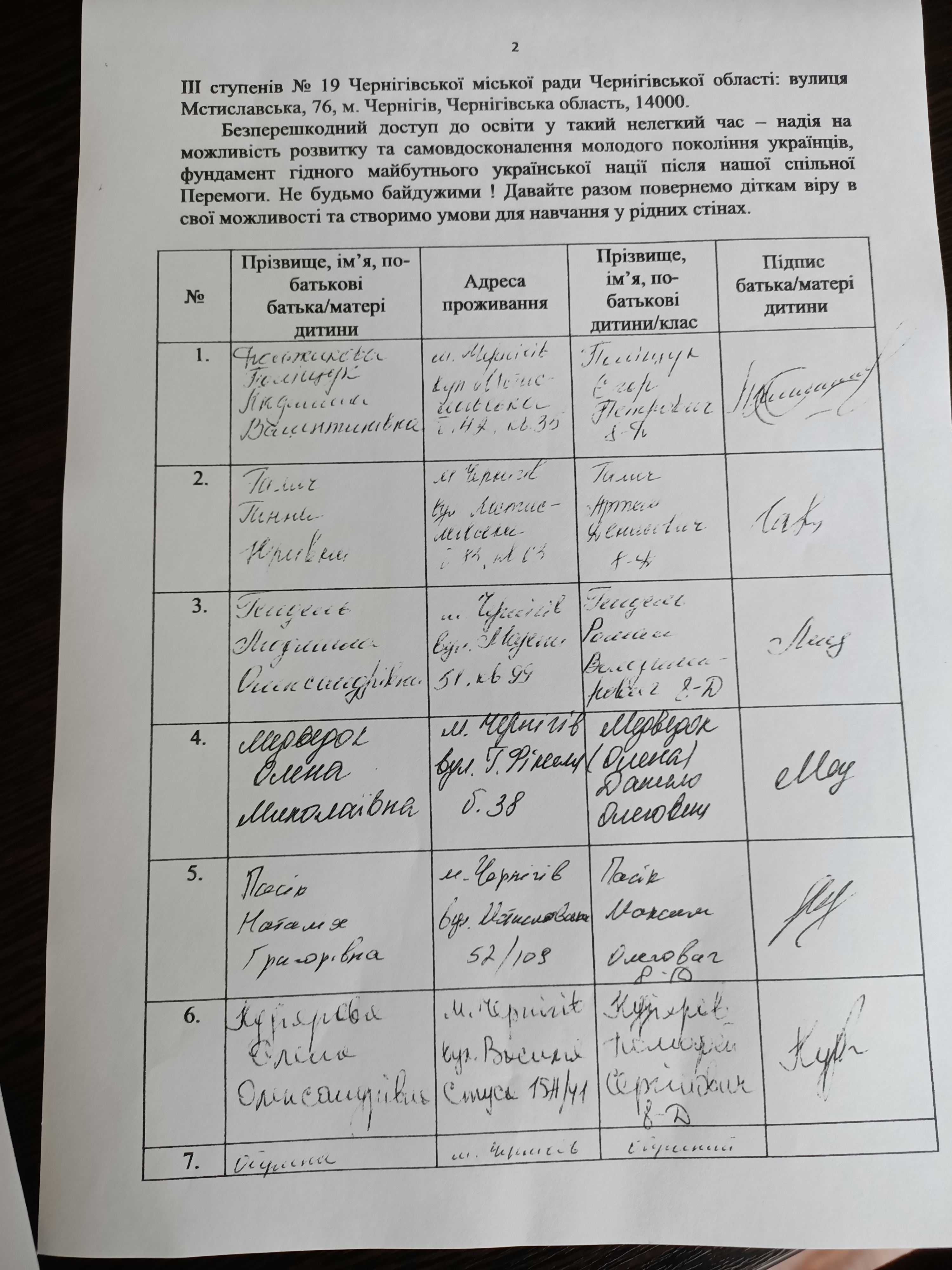 Звернення до Білогури