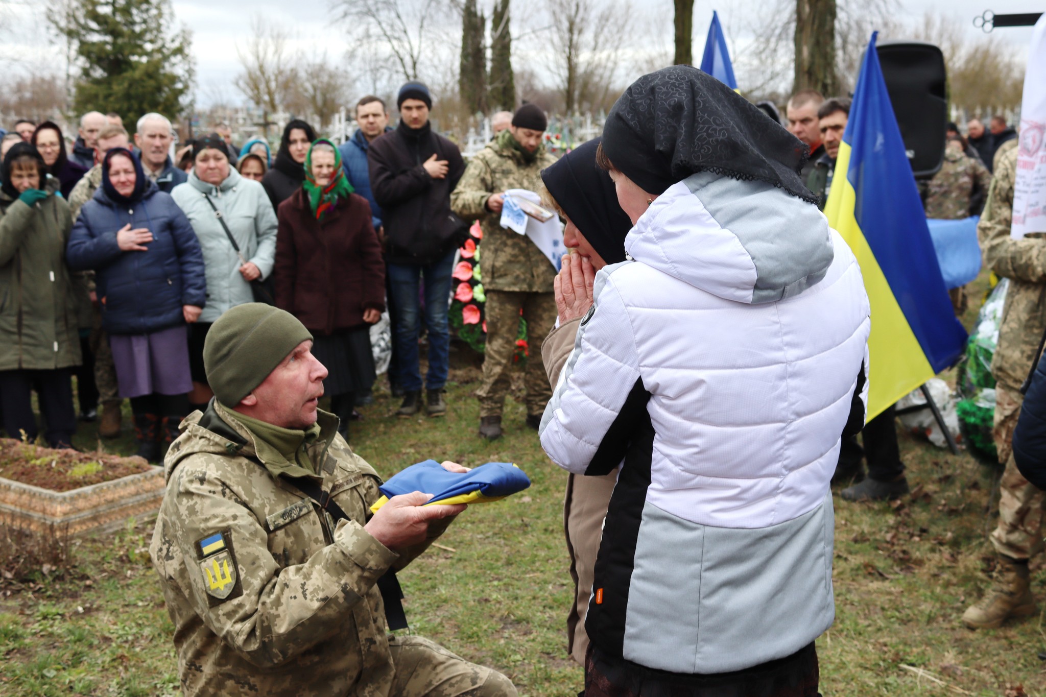 Прощання із Олександром СИДОРЕНКОМ у Куликівській громаді