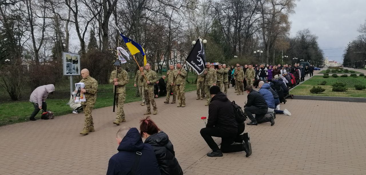 Прощання із В'ячеславом СРІБНИМ у Чернігові