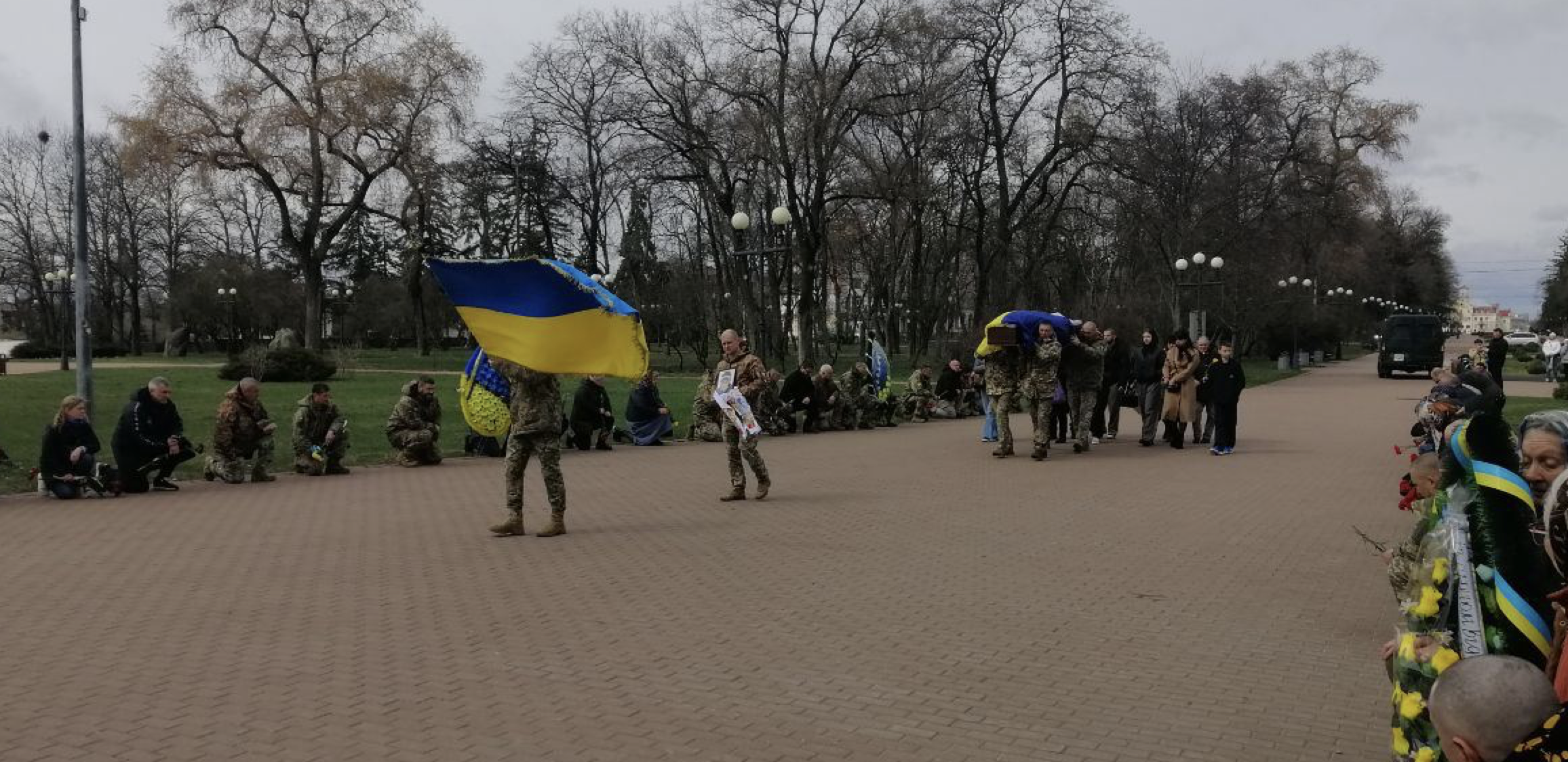 На Чернігівщині прощались із пʼятьма бійцями ЗСУ