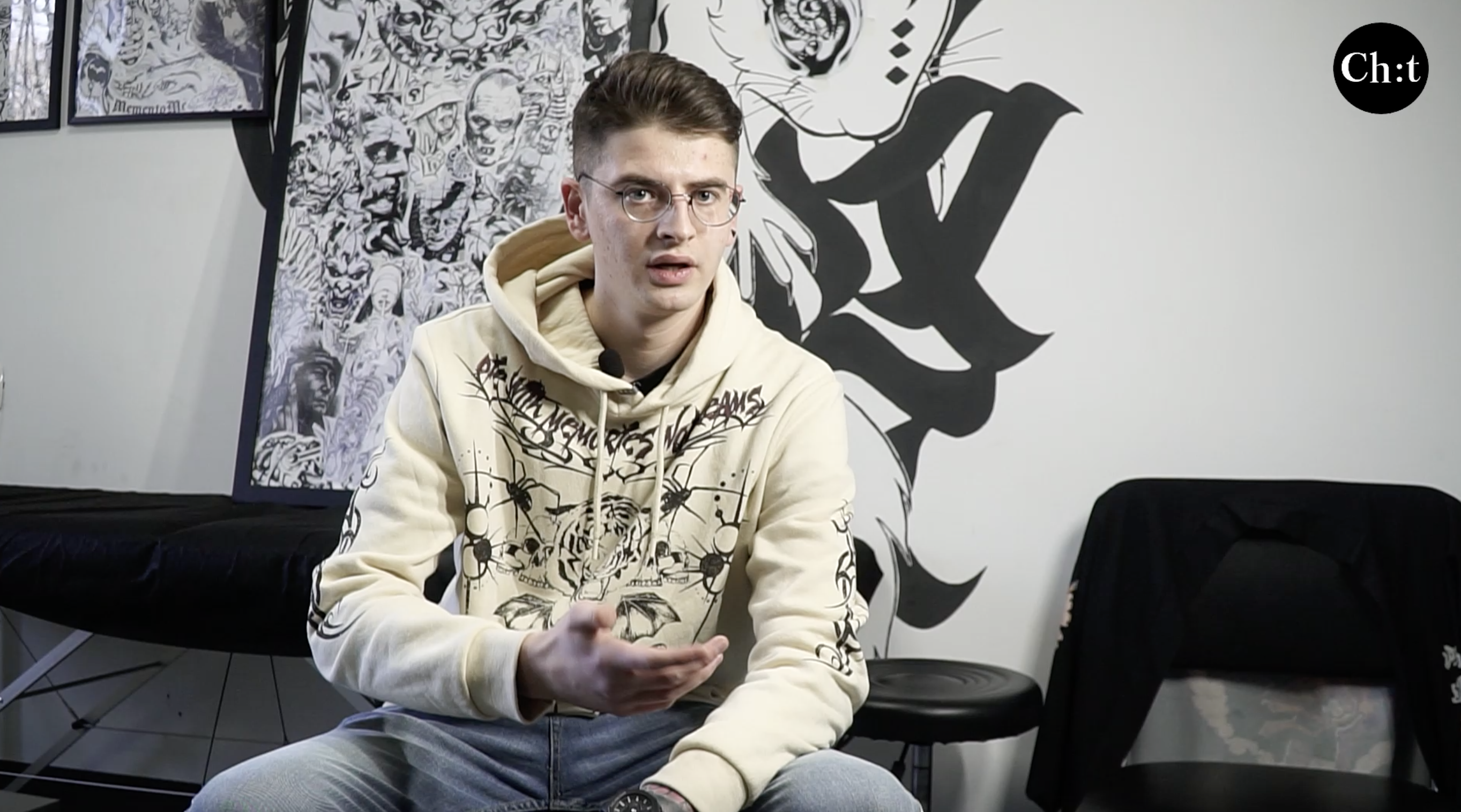 Кирило Герасименко, майстер тату із Чернігова