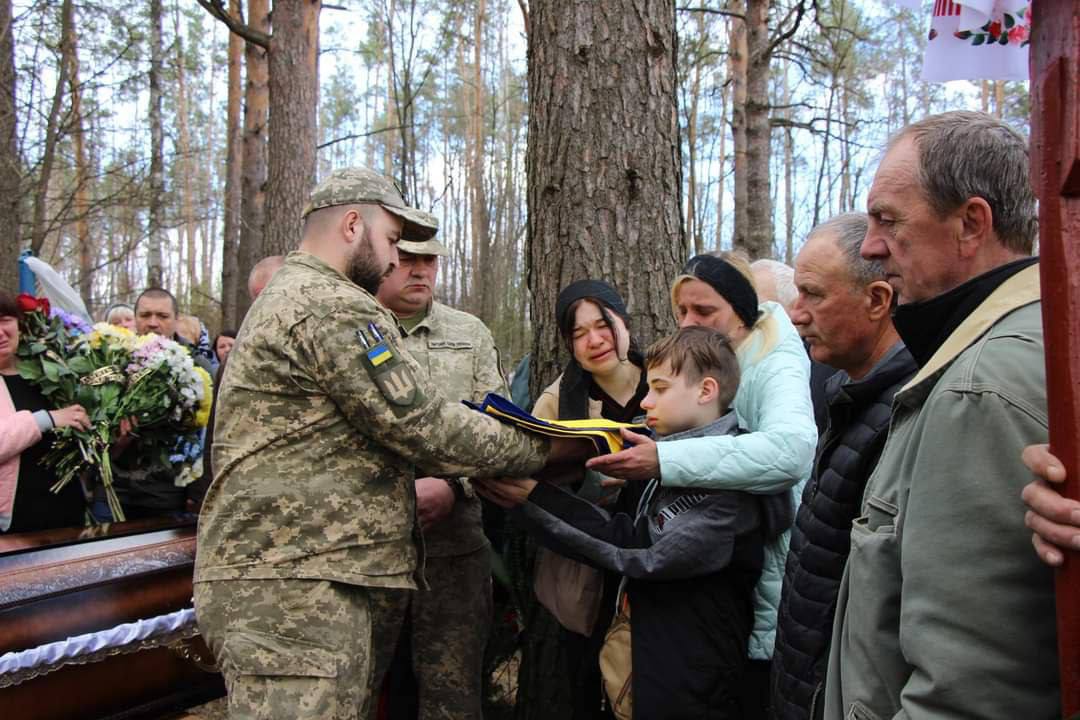 Прощання із Миколою ОМЕЛЯНЕНКО у Сновській громаді