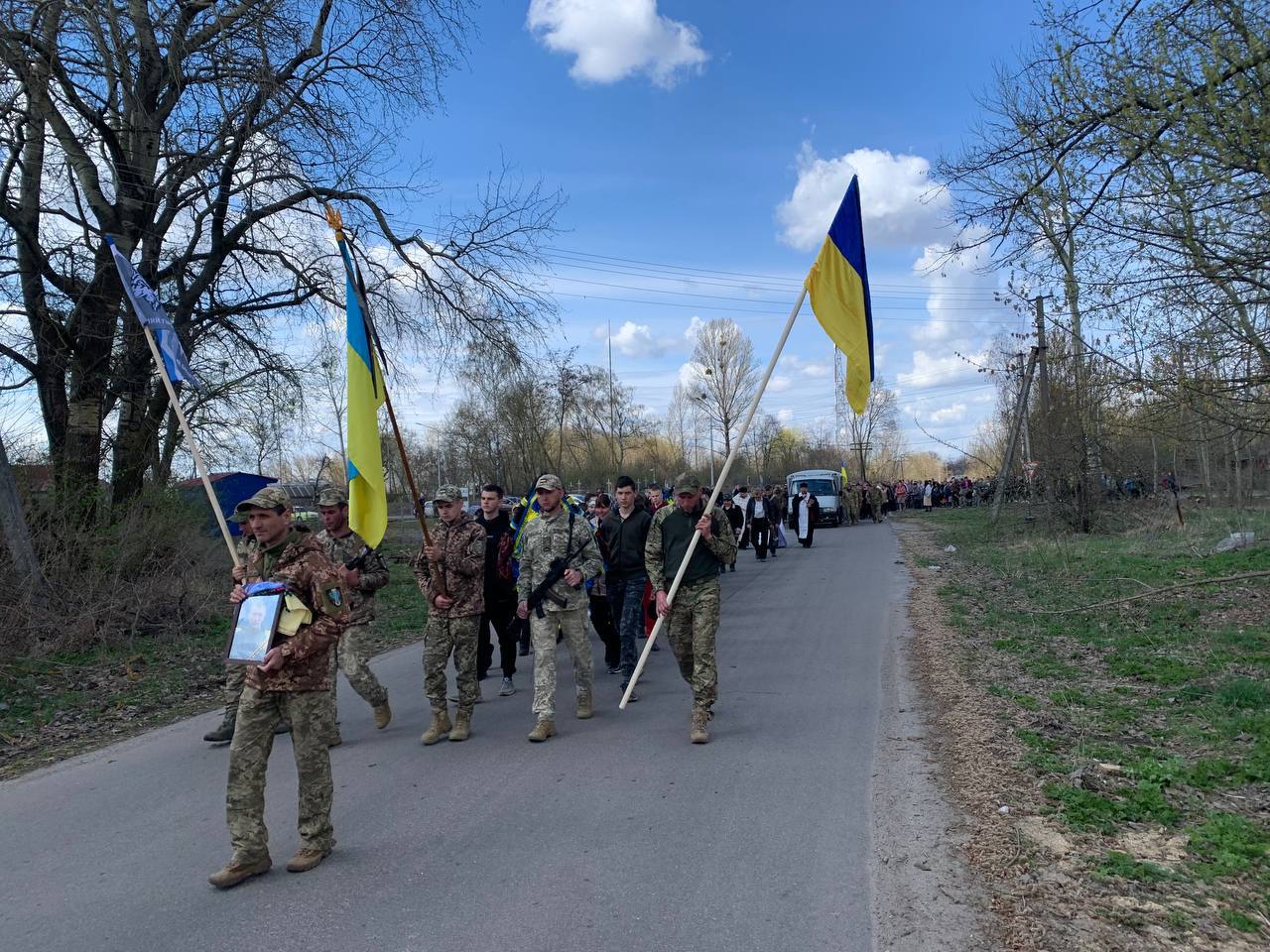 Прощання із Сергієм ЩОГОЛЕВИМ у Новобасанській громаді