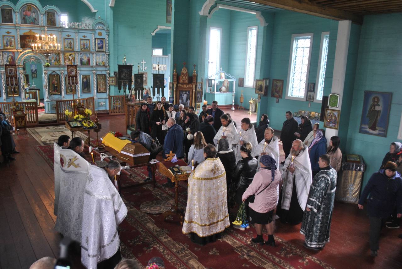 Прощання із Сергієм СКОПЕНКОМ у Сосницькій громаді