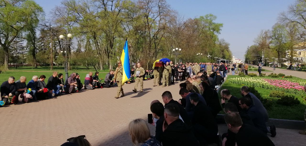 Прощання із Дмитром Олійником у Чернігові