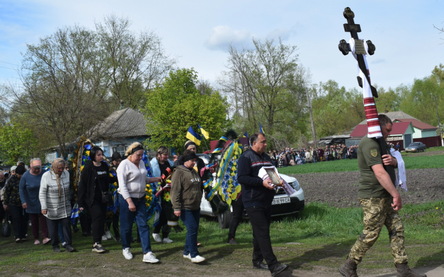 Прощання із Миколою ЧИГРИНОМ у Бахмацькій громаді
