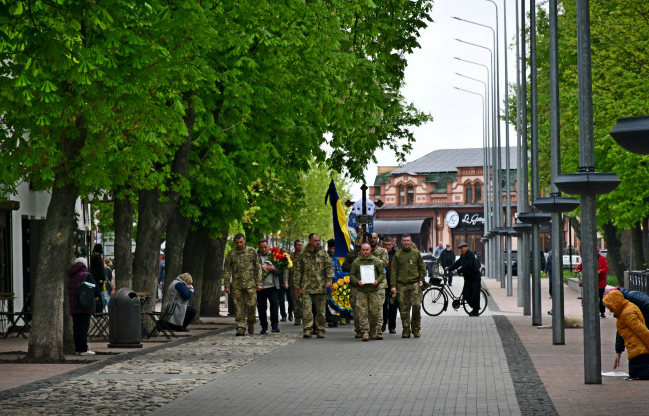 Прощання із Миколою ГОМОЛЯКО у Ніжині