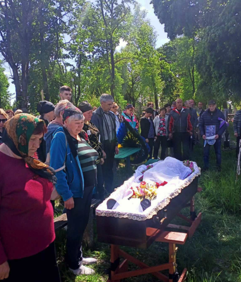 Прощання із Олександром Тищенком у Семенівський громаді